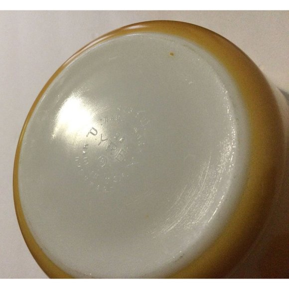 Lot of 2 Vintage Pyrex Butterfly Gold Woodland Brown Ovenware 1Qt Bowls Round - Picture 6 of 8